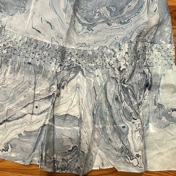 St. roche Selma Skirt marbled ocean blue maxi skirt women’s large new with tags - Picture 3 of 8
